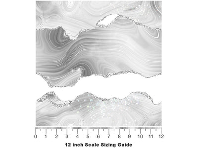 Angel Wings Gemstone Vinyl Film Pattern Size 12 inch Scale~Rwraps Angel Wings Gemstone Sizing Chart~2