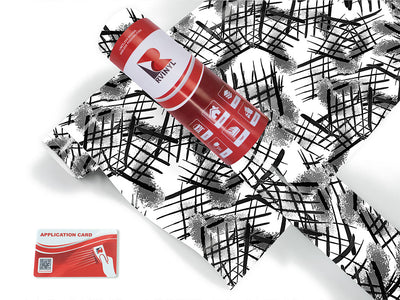 anger breakout abstract geometric Craft Vinyl Roll