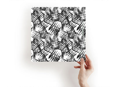anger breakout abstract geometric Craft Sheets