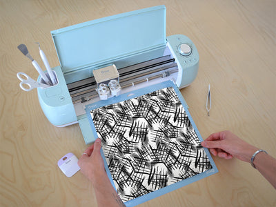 anger breakout abstract geometric Cricut Compatible Vinyl