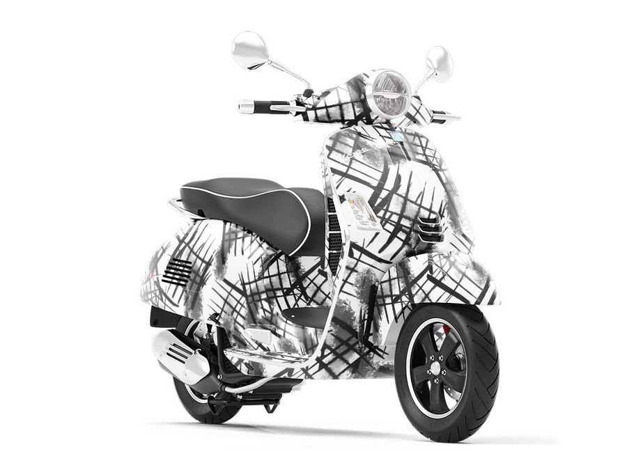 Anger Breakout Abstract Vespa Scooter Wrap Film