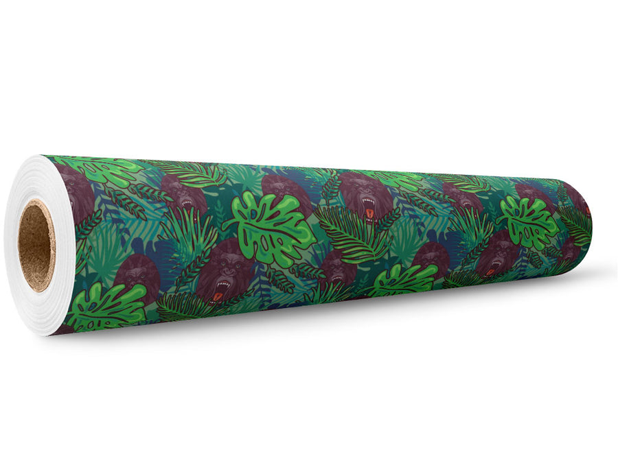Angry Silverbacks Primate Wrap Film Wholesale Roll~Rwraps Series 914 Digitally Printed Vinyl Roll~5