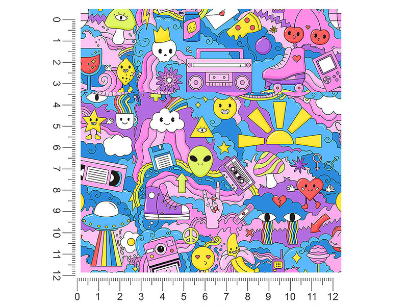 another world science fiction 1ft x 1ft Craft Sheets