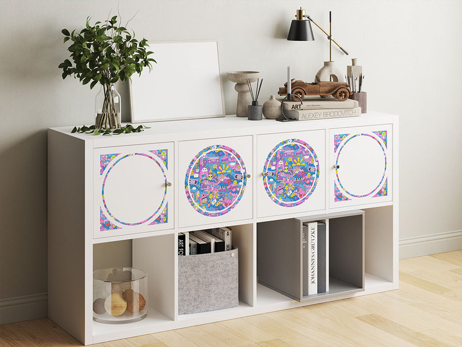 another world science fiction DIY Furniture Stickers
