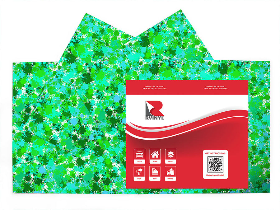 another world paint splatter Craft Vinyl Sheet Pack