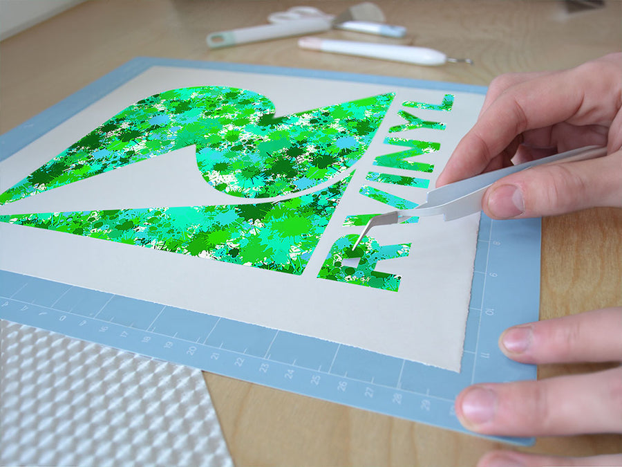 another world paint splatter Easy Weed Craft Vinyl