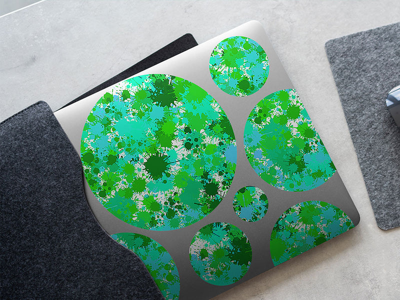 another world paint splatter DIY Laptop Stickers