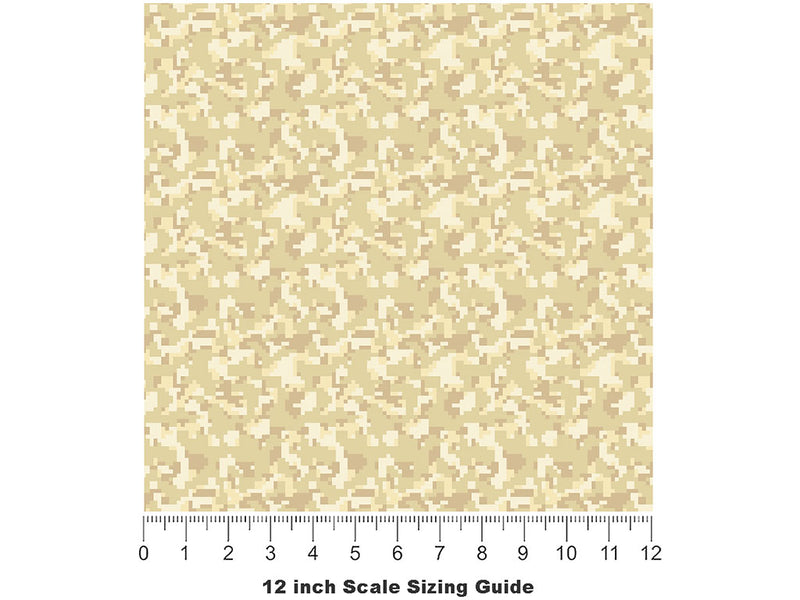 Antarctic Digital Camouflage Vinyl Film Pattern Size 12 inch Scale~Rwraps Antarctic Digital Camouflage Sizing Chart~3