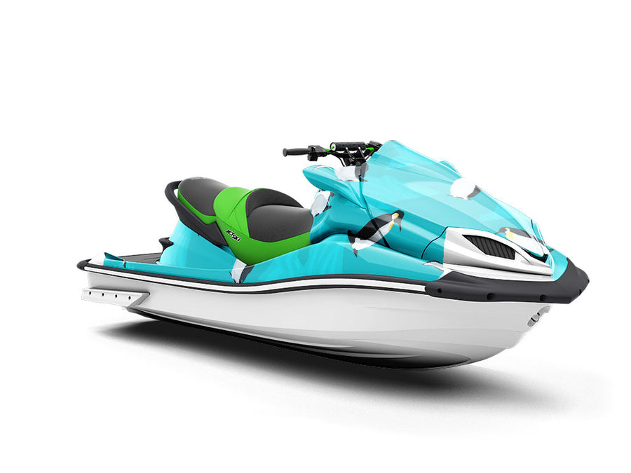 Antarctic Emperor Marine Life Jet Ski Vinyl Customized Wrap