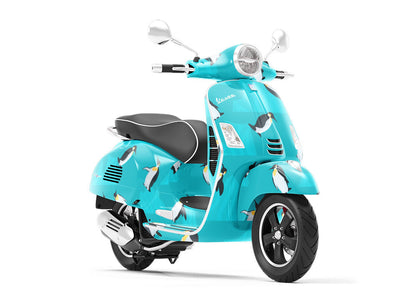 Antarctic Emperor Marine Life Vespa Scooter Wrap Film