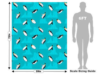 Antarctic Emperor Marine Life Vehicle Wrap Scale~Rwraps Series 914 Antarctic Emperor Marine Life Measurements~1