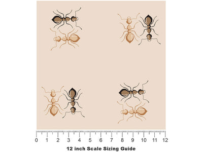 Anthill Visitations Bug Vinyl Film Pattern Size 12 inch Scale~Rwraps Anthill Visitations Bug Sizing Chart~2