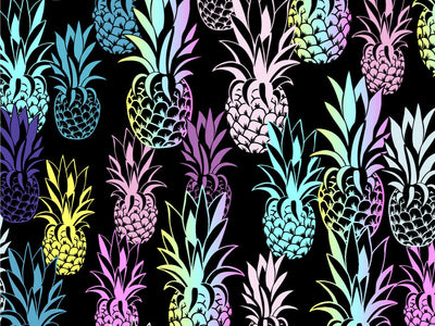 Antigua Black Fruit Vinyl Wrap Pattern~Rwraps Series 914 Digitally Printed Vinyl Wrap~0
