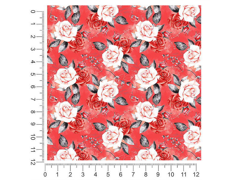 antoinette rose floral 1ft x 1ft Craft Sheets