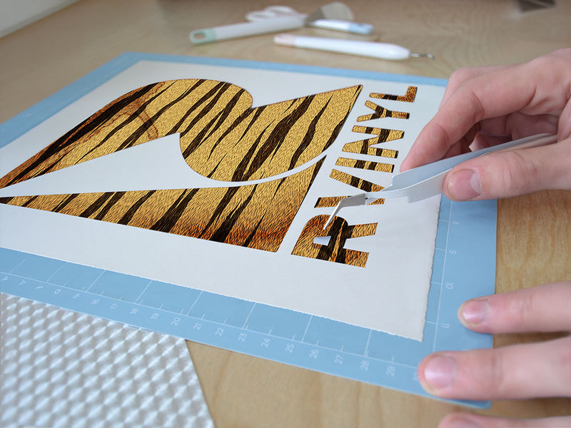 antonio tiger animal print Easy Weed Craft Vinyl