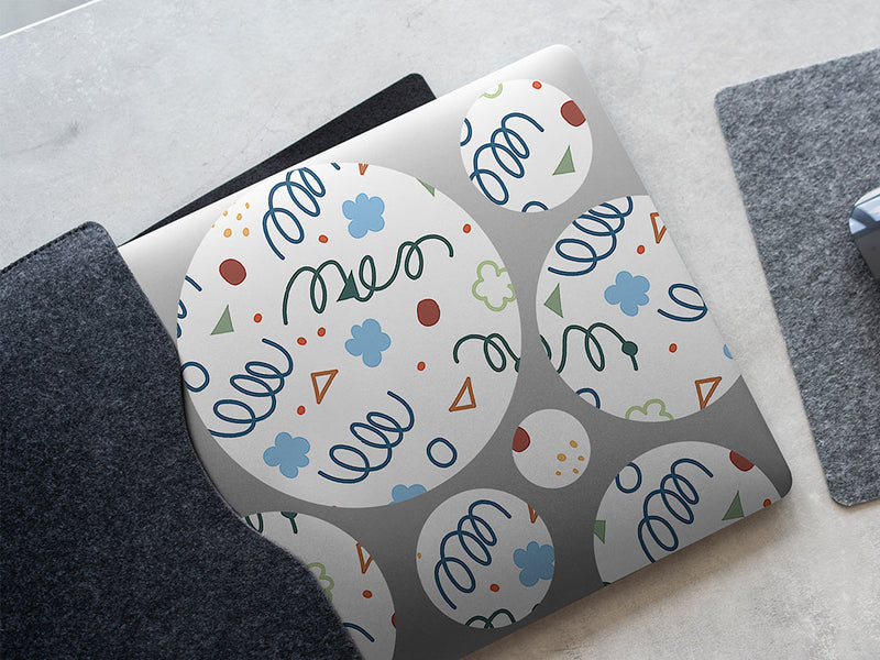 anyway anyhow abstract geometric DIY Laptop Stickers