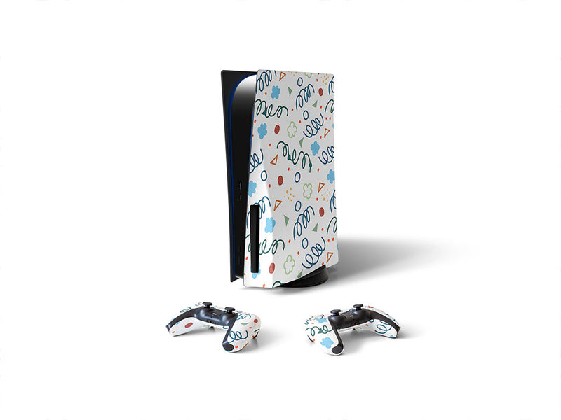 anyway anyhow abstract geometric Sony PS5 DIY Skin