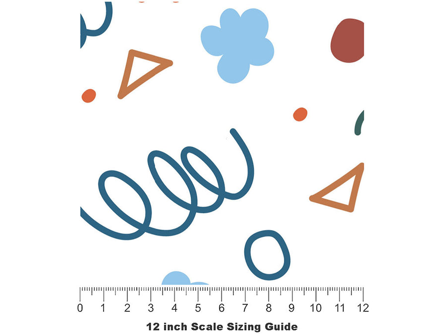 Anyway Anyhow Abstract Vinyl Film Pattern Size 12 inch Scale~Rwraps Anyway Anyhow Abstract Sizing Chart~2