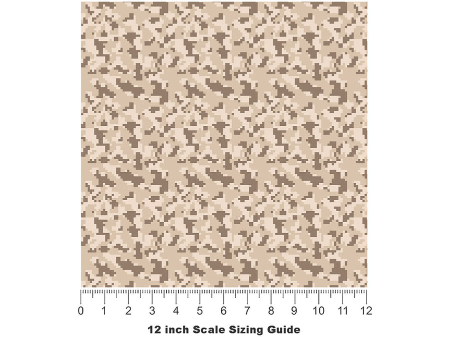 AOR-1 Digital Camouflage Vinyl Film Pattern Size 12 inch Scale~Rwraps AOR-1 Digital Camouflage Sizing Chart~3