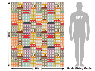 Apartment Hunting Cityscape Vehicle Wrap Scale~Rwraps Series 914 Apartment Hunting Cityscape Measurements~2