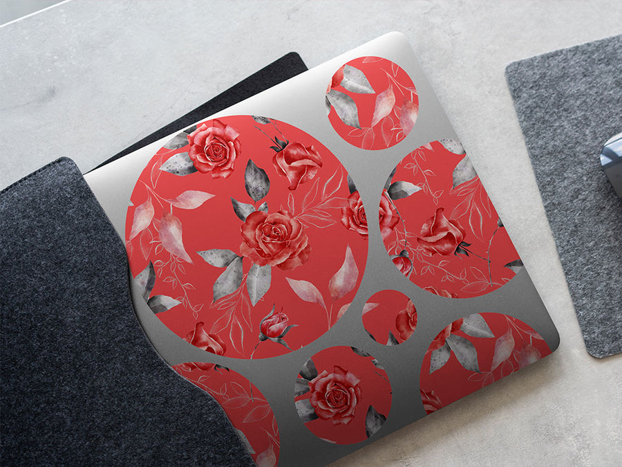 aphrodite rose floral DIY Laptop Stickers