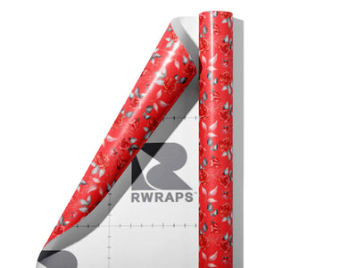 Aphrodite Rose Floral Wrap Film Sheets~Rwraps Series 914 Aphrodite Rose Floral Scrolled Sheet~3
