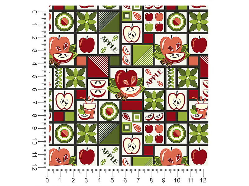 apple a day mosaic 1ft x 1ft Craft Sheets