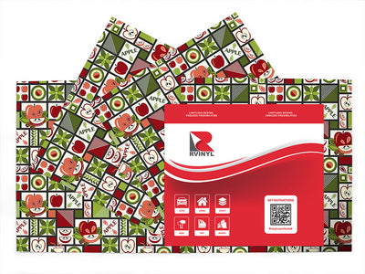 apple a day mosaic Craft Vinyl Sheet Pack