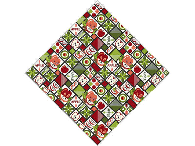 Apple A Day Mosaic Vinyl Wrap Pattern