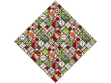 Apple A Day Mosaic Vinyl Wrap Pattern