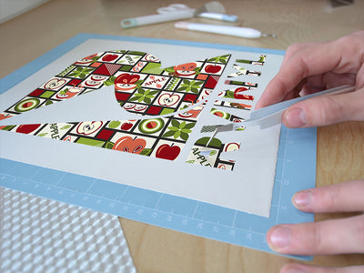 apple a day mosaic Easy Weed Craft Vinyl