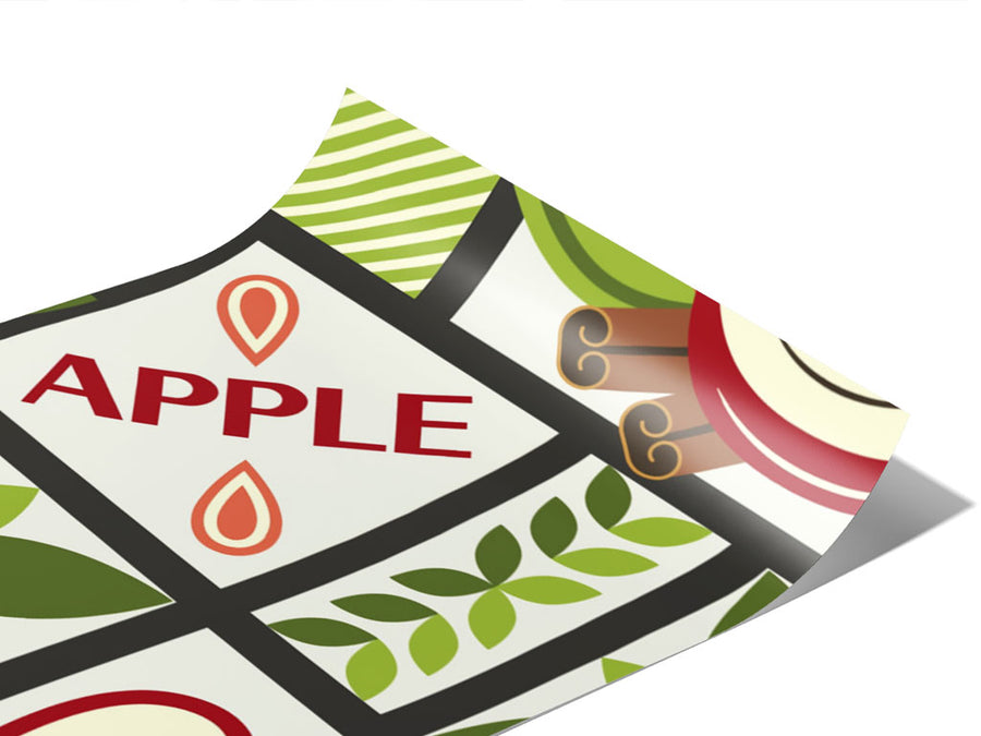 Apple A Day Mosaic Vinyl Wraps~Rwraps Series 914 Digitally Printed Vinyl Wrap~0
