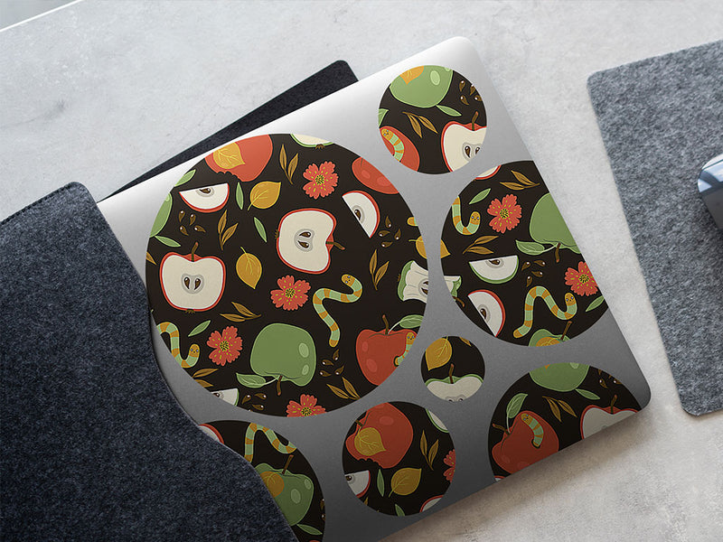 apple a day bug DIY Laptop Stickers