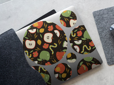 apple a day bug DIY Laptop Stickers