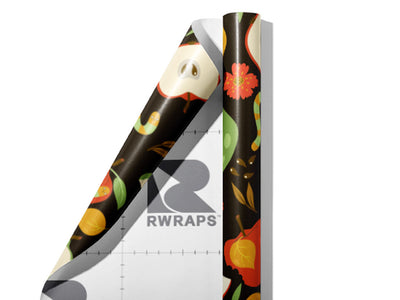 Apple A Day Bug Wrap Film Sheets~Rwraps Series 914 Apple A Day Bug Scrolled Sheet~3