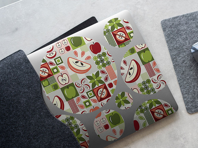 apple a night mosaic DIY Laptop Stickers