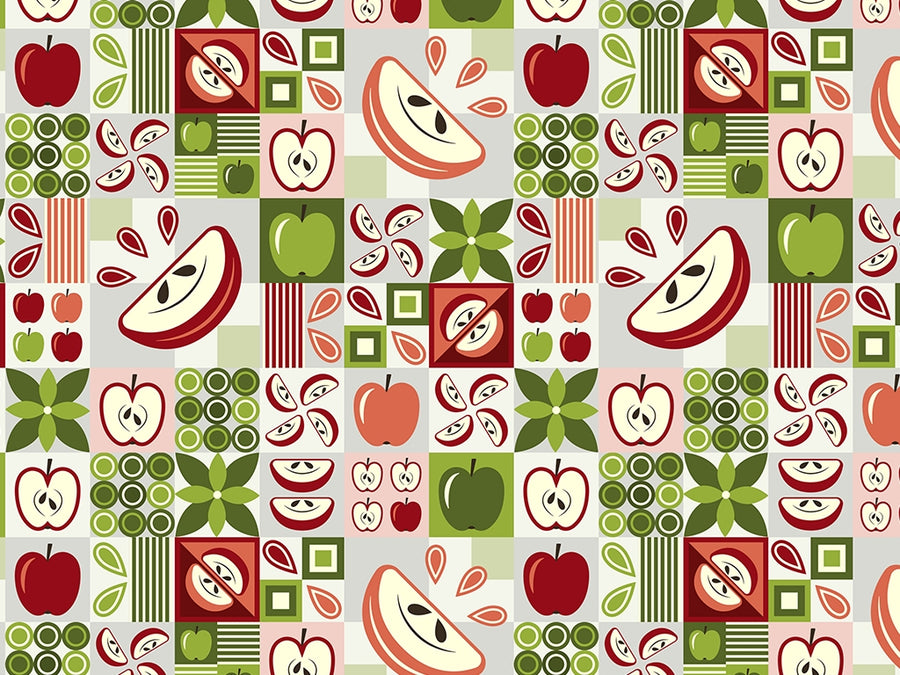 Apple A Night Mosaic Vinyl Wrap Pattern~Rwraps Series 914 Digitally Printed Vinyl Wrap~0