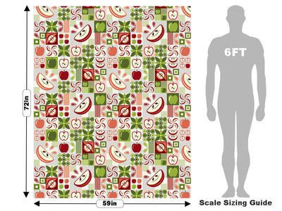Apple A Night Mosaic Vehicle Wrap Scale~Rwraps Series 914 Apple A Night Mosaic Measurements~1