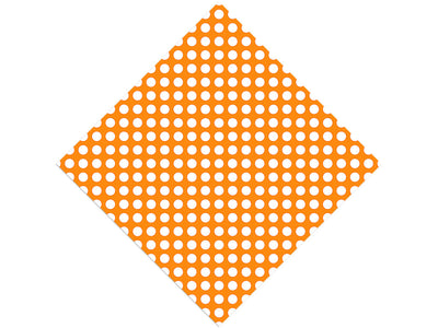 Apricot Orange Polka Dot Vinyl Wrap Pattern