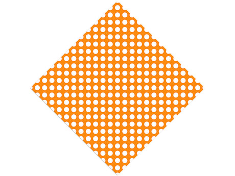 Apricot Orange Polka Dot Vinyl Wrap Pattern