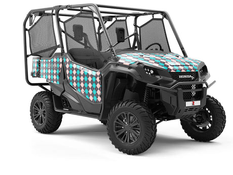 Aqua Addiction Argyle Utility Vehicle Vinyl Wrap