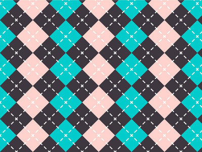 Aqua Addiction Argyle Vinyl Wrap Pattern~Rwraps Series 914 Digitally Printed Vinyl Wrap~0