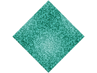 Aqua Exploration Pixel Vinyl Wrap Pattern