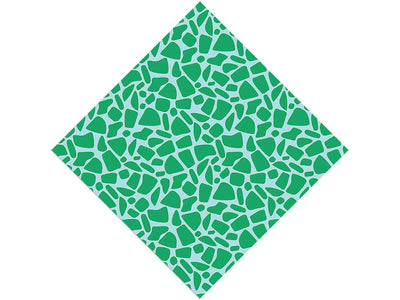 Aquamarine  Cobblestone Vinyl Wrap Pattern