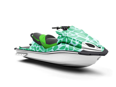 Aquamarine  Cobblestone Jet Ski Vinyl Customized Wrap