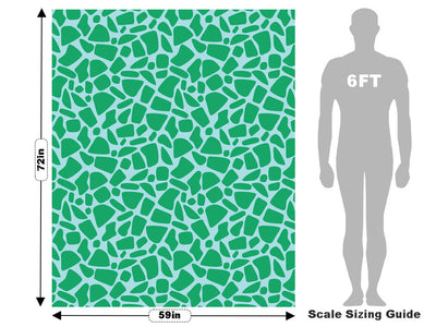 Aquamarine  Cobblestone Vehicle Wrap Scale~Rwraps Series 914 Aquamarine  Cobblestone Measurements~2