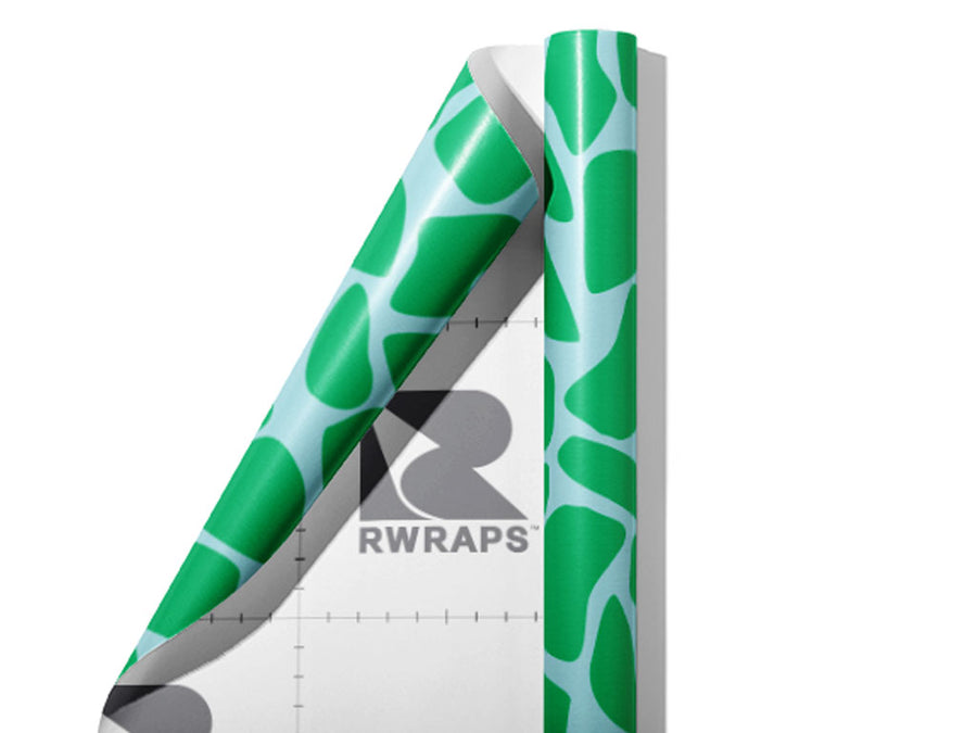 Aquamarine  Cobblestone Wrap Film Sheets~Rwraps Series 914 Aquamarine  Cobblestone Scrolled Sheet~4