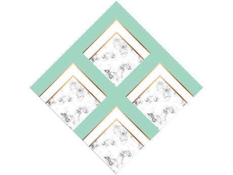Aquamarine Square Tile Vinyl Wrap Pattern