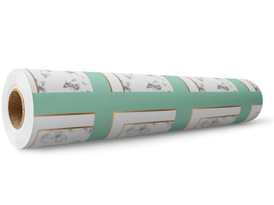 Aquamarine Square Tile Wrap Film Wholesale Roll~Rwraps Series 914 Digitally Printed Vinyl Roll~5