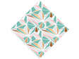 Aquamarine Star Tile Vinyl Wrap Pattern